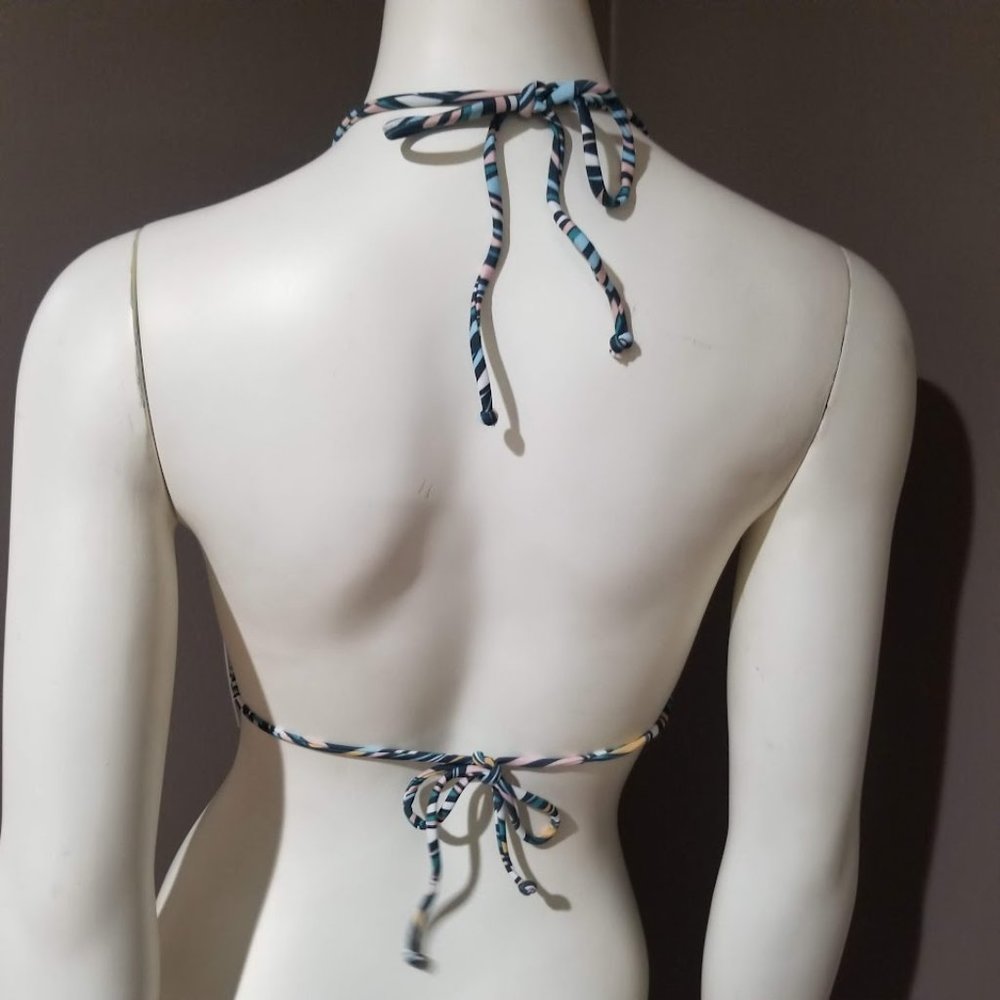 O'Neil Venice Printed Triangle Bikini Top  Size Small - Picture 4 of 7